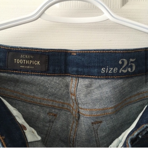 J. Crew Toothpick skinny jeans 25 - Picture 4 of 8